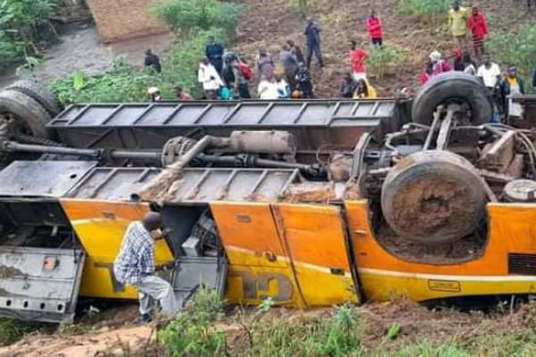 PHOTOS: Global Coach Bus Involved In a Deadly Accident.